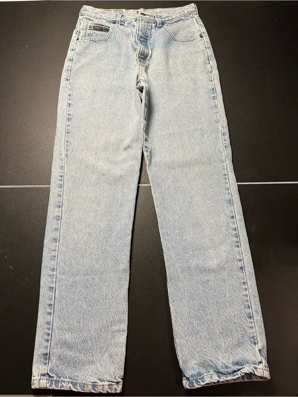 Vintage Aeropostale Light Wash Womens Straight-Leg Jeans Light Blue size 8 Y2K